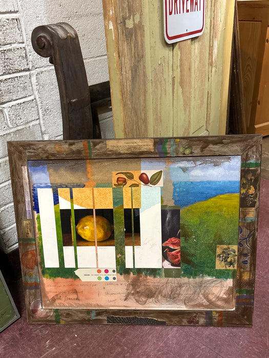 FRAMED MULTIMEDIA STILL LIFE WITH CUSTOM FRAME