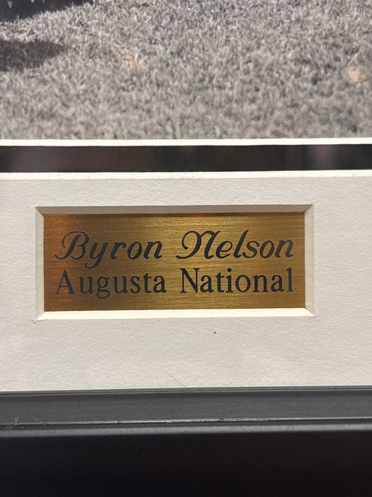 SMALL PHOTOGRAPH OF GOLFER BYRON NELSON AT AUGUSTA NATIONAL