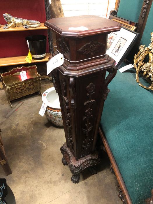 INDONESIAN MAHOGANY PAW FOOT STAND