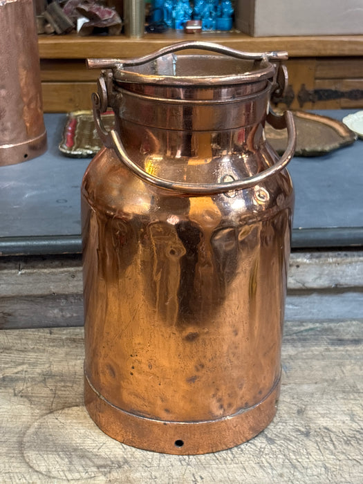 LARGE COPPER MILK CAN