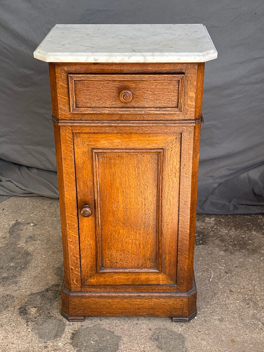 LOUIS PHILLIPE MARBLE TOP SIDE CABINET
