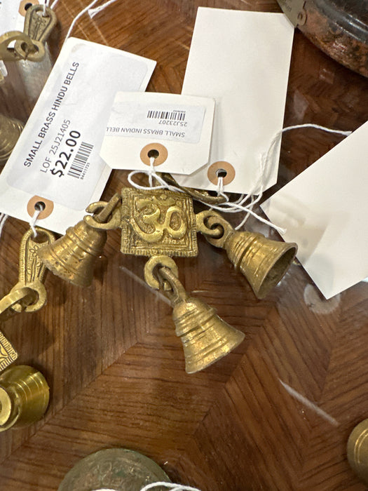 SMALL BRASS INDIAN BELLS