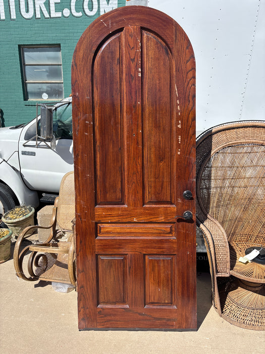 ARCHED OAK DOOR