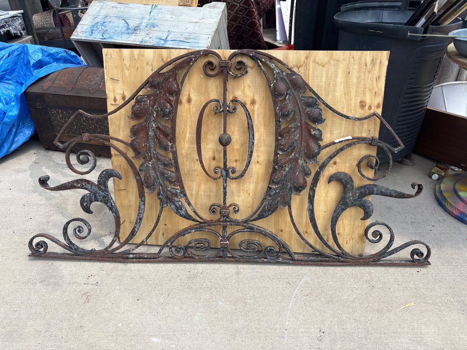 LARGE FRENCH ORNATE SCROLLY LEAF PANEL