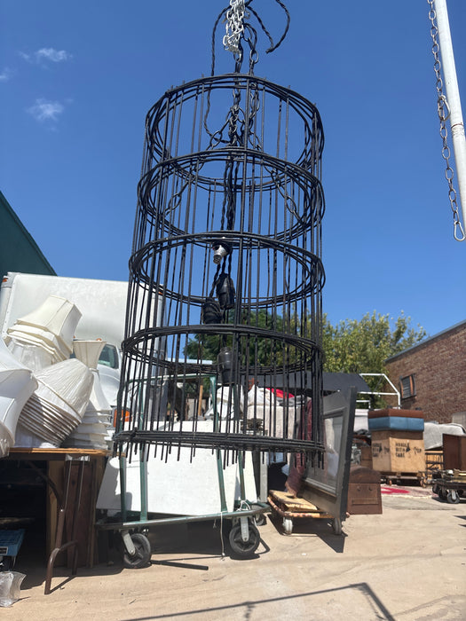 CYLINDER WIRE HANGING LIGHT 1 EACH OF 2