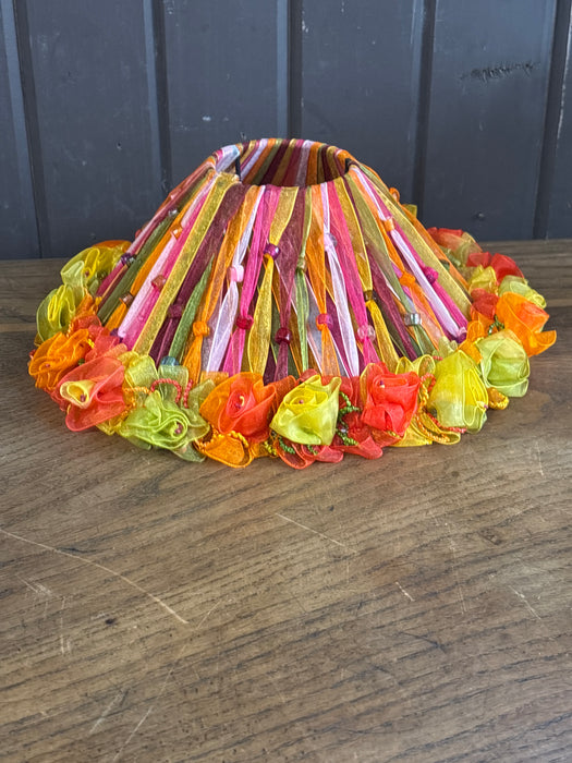 BRIGHT COLORED FABRIC SHADE