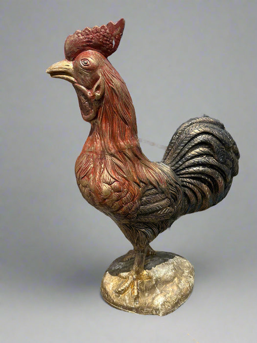 LARGE ALUMINUM ROOSTER