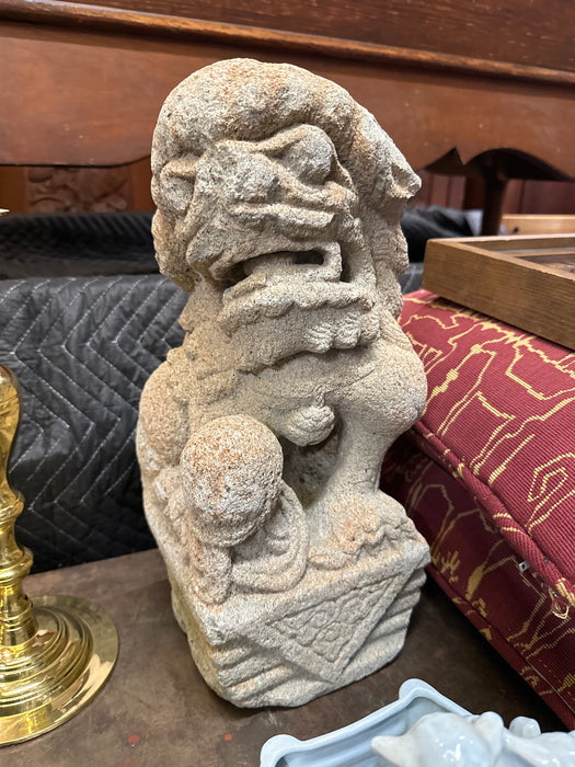 ANTIQUE CONCRETE FOO DOG