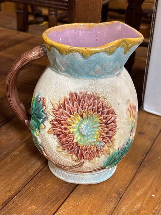 MAJOLICA ZINMA PITCHER
