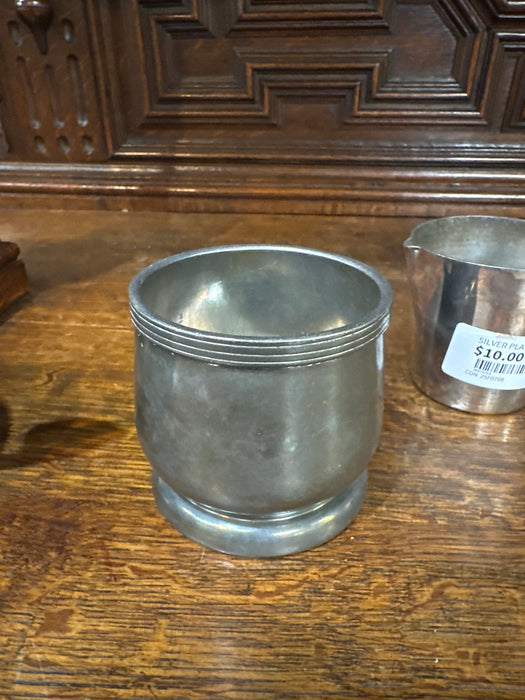 HEAVY SIVER PLATE CUP