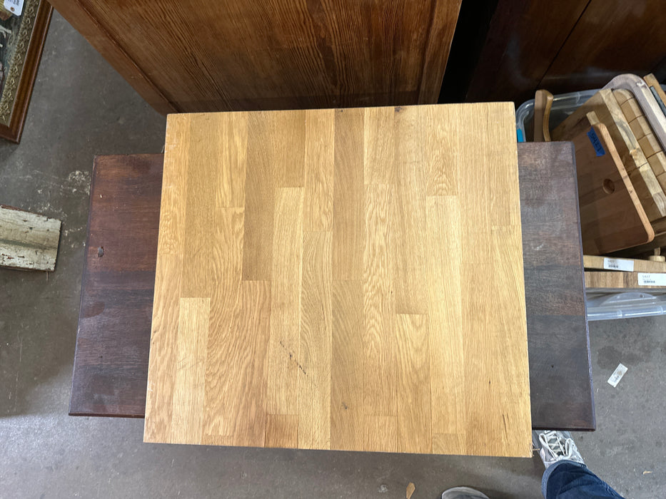 MODERN WOOD CUTTING BOARD AS FOUND