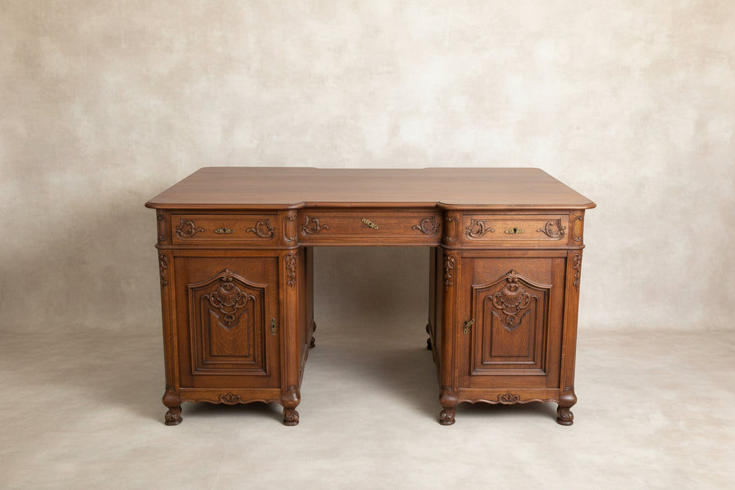 COUNTRY FRENCH OAK PARTNERS DESK