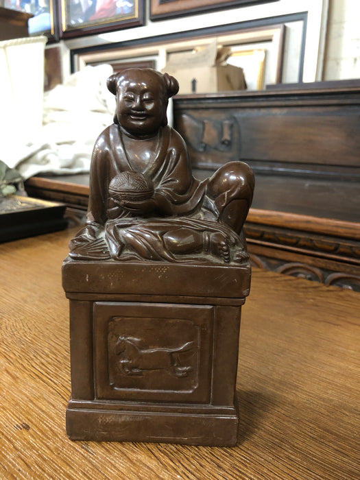ASIAN FIGURAL BOOKEND