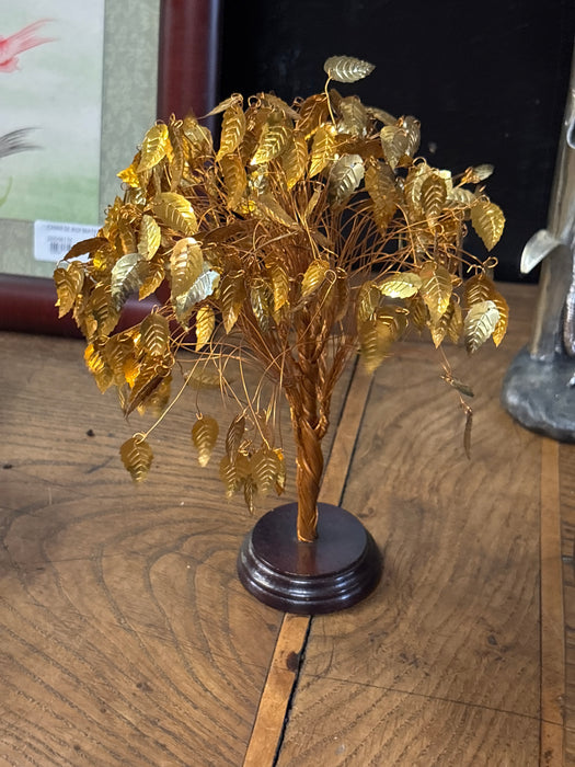 SMALL TALL SHIMMERING GOLD TREE
