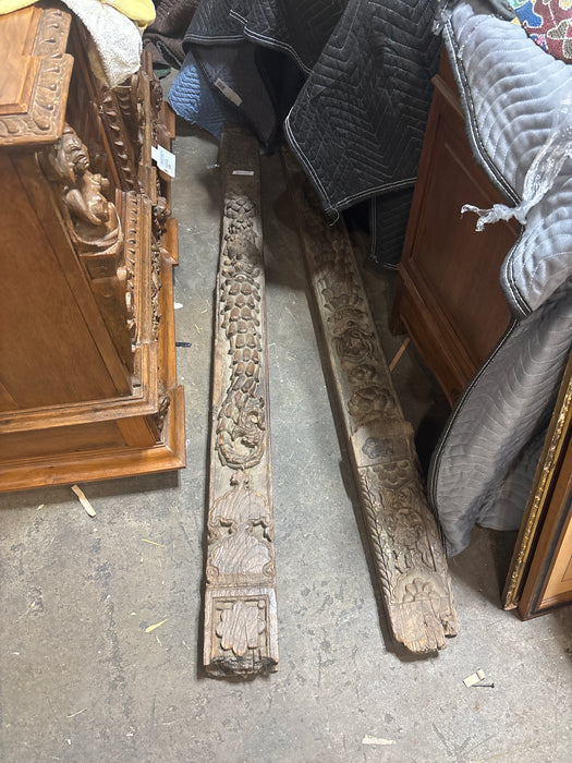 PAIR OF INDIAN PILASTERS