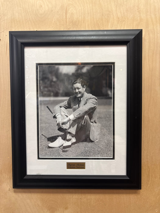 SMALL PHOTOGRAPH OF GOLFER BYRON NELSON AT AUGUSTA NATIONAL