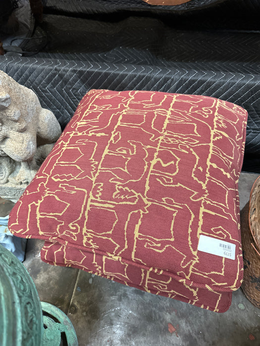 PAIR OF DESIGNER PILLOWS WITH ANIMAL PRINT