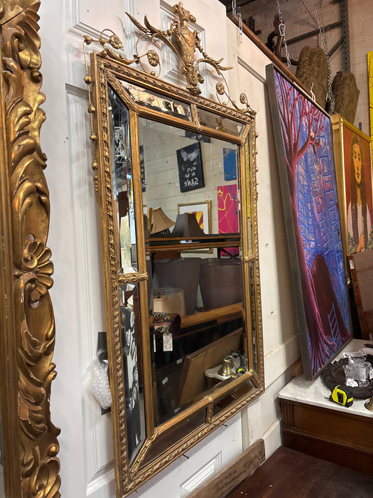 MIRROR WITH MULTI BEVELS - AS FOUND