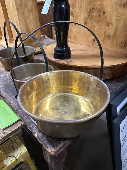 LARGE BRASS JELLY PAN