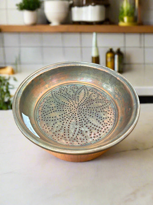 VINTAGE COPPER COLANDER