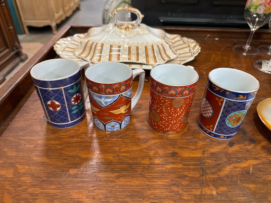 SET OF 4 NEIMAN MARCUS JAPANESE COFFEE CUPS