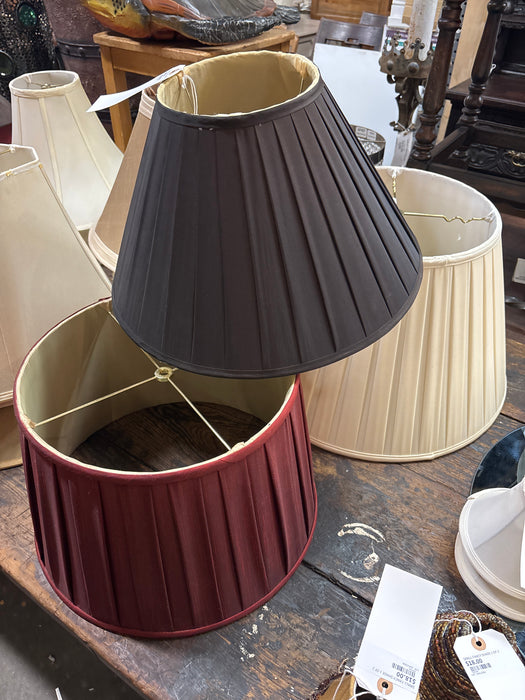 LARGE PLEATED SHADE 1 OF 3