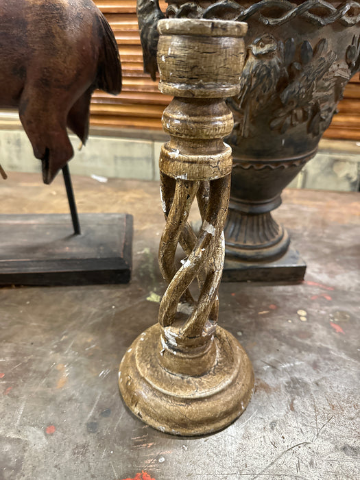 SMALL BARLEY TWIST CANDLE STAND