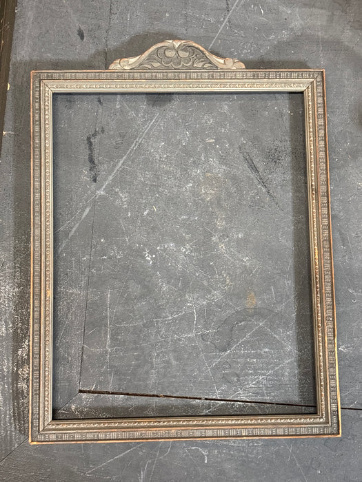 SMALL ORNATE FLORAL BLACK FRAME 8”W 10”L