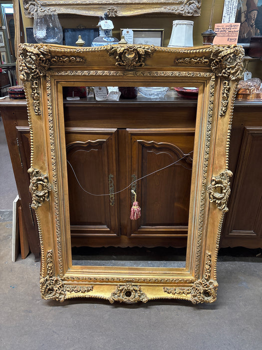 LARGE GOLD FRENCH STYLE FRAME 26"W 38"L