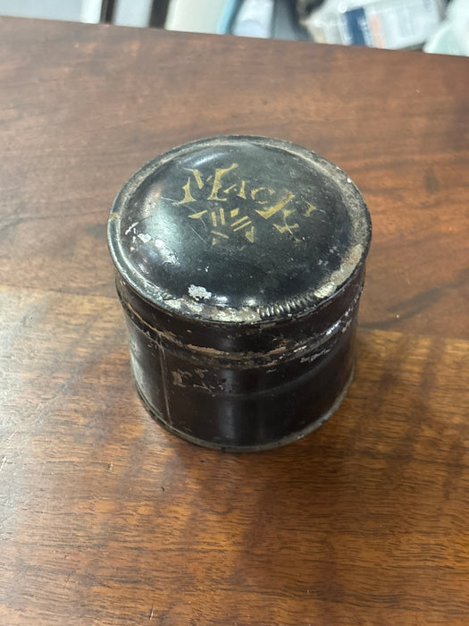 TOLE PAINTED JAPANESE STYLE SPICE TIN BOX