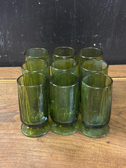 SET OF 9 LARGE BEVERAGE STEMS