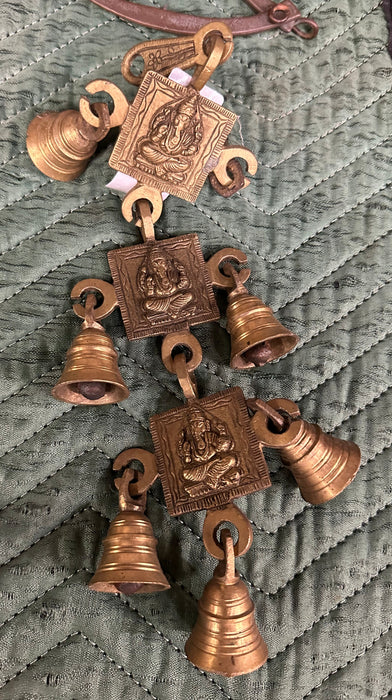 LARGE BRASS HINDU BELLS