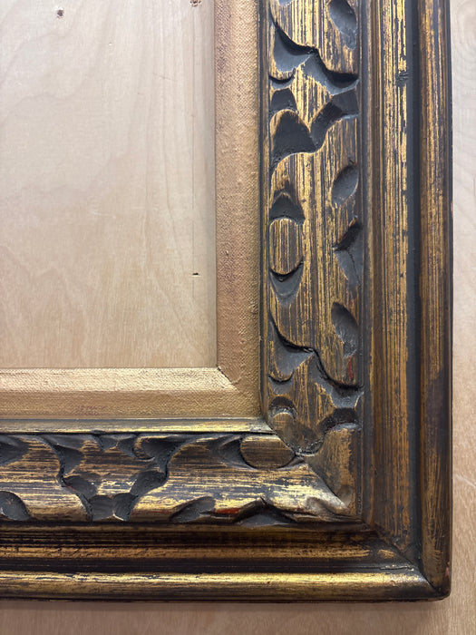 LARGE GOLD FRAME WITH FILET 20”W 16”L