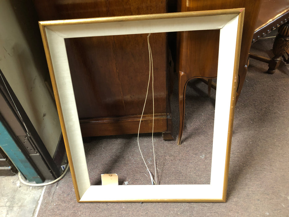 GOLD AND IVORY FLARED FRAME