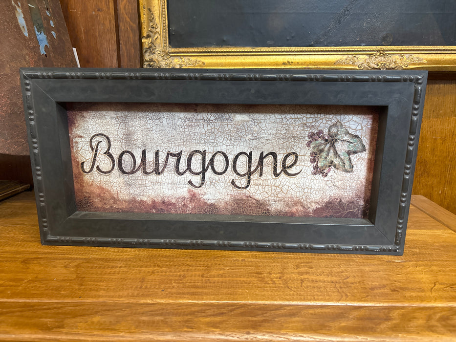BLACK FRAMED "BOURGOGNE"