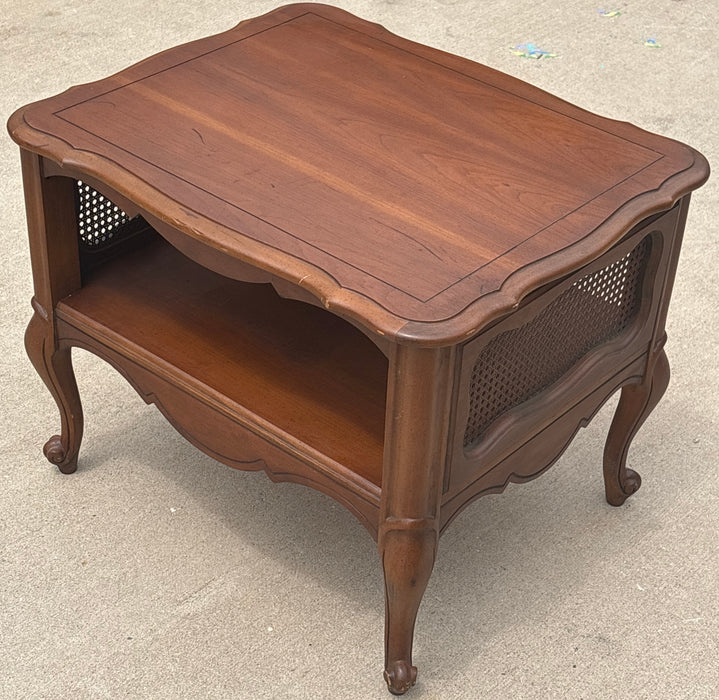 FRENCH PROVINCIAL MAGAZINE END TABLE
