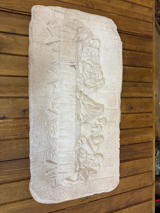 HYDROCAL PLASTER RELIEF OF THE LAST SUPPER