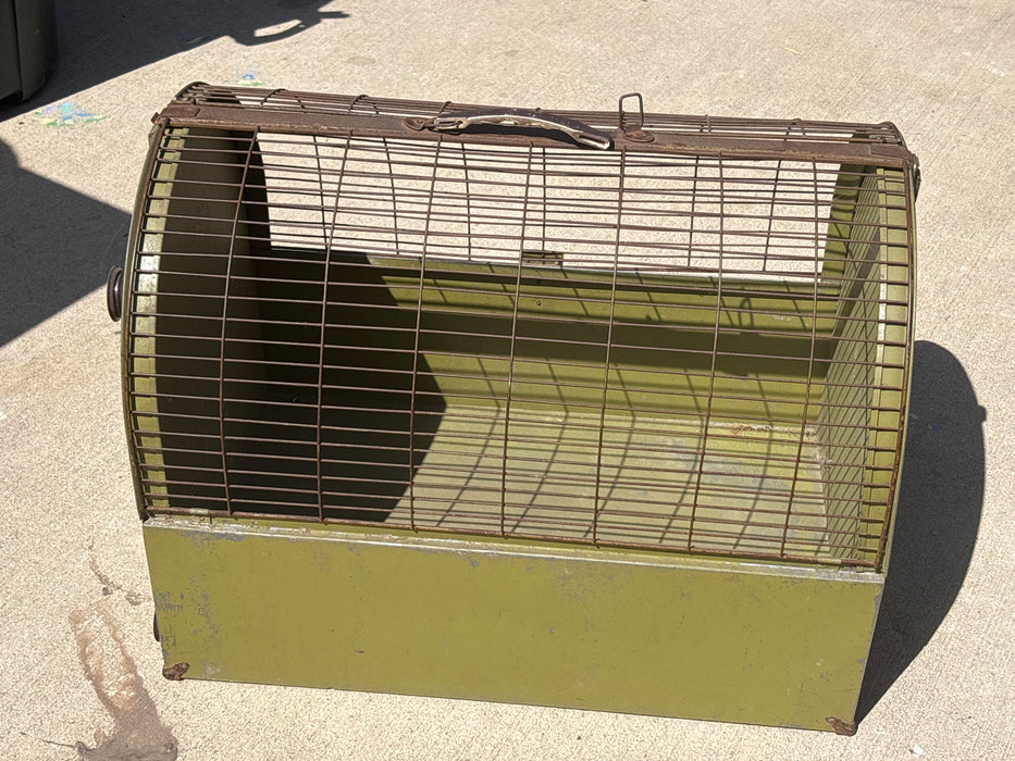 VINTAGE PUPPY CAGE