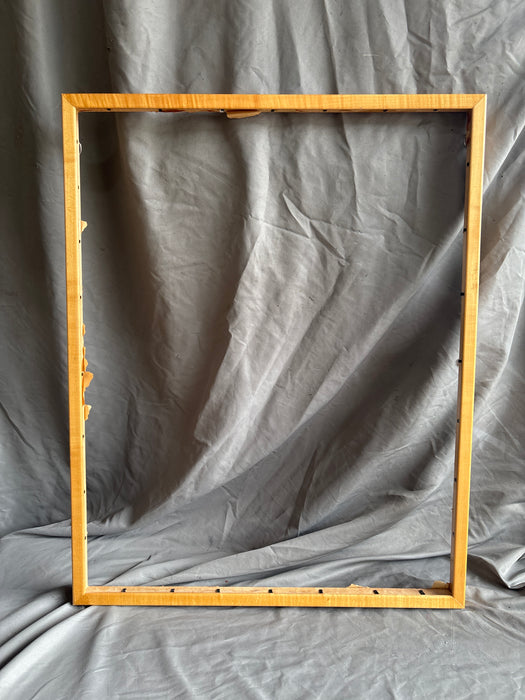 MEDIUM SIMPLE MODERN THIN SATIN WOOD FRAME