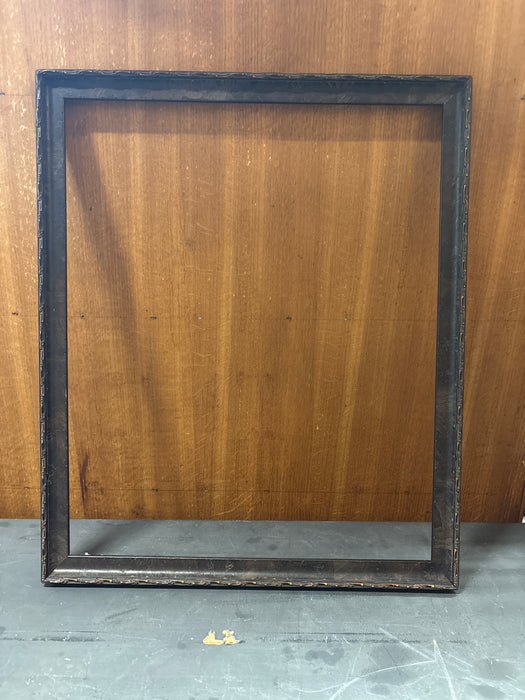 BROWN MOTTLED FRAME WITH GOLD EDGING