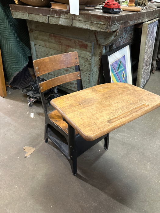 SMALL VINTAGE STUDENT DESK