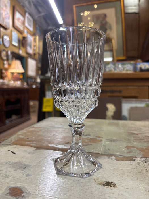 SET OF 11 CRYSTAL GOBLETS