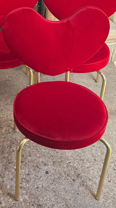 RED HEART CHAIR - AS FOUND