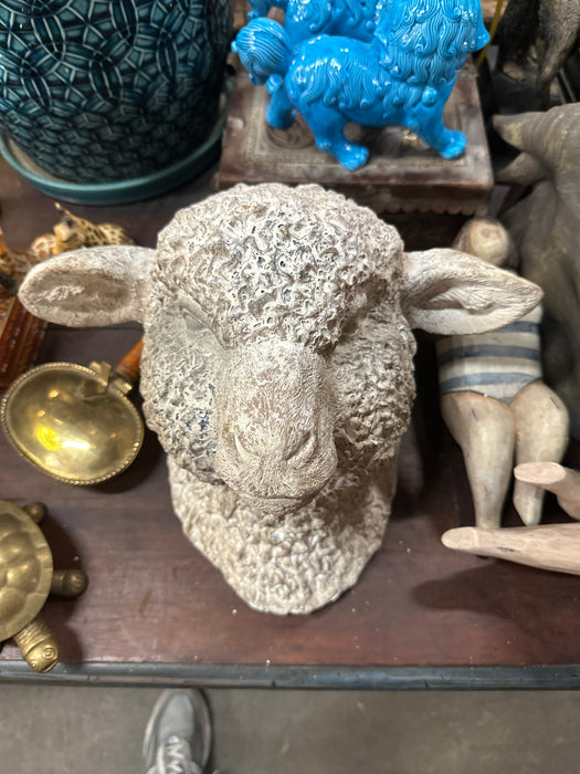 RESIN LAMB HEAD