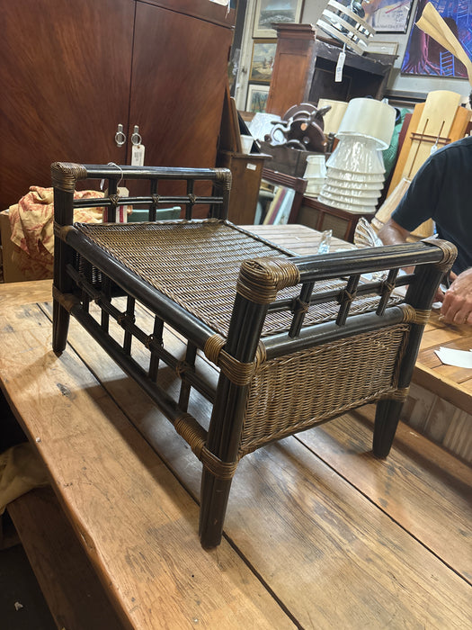 SMALL RATTAN BENCH