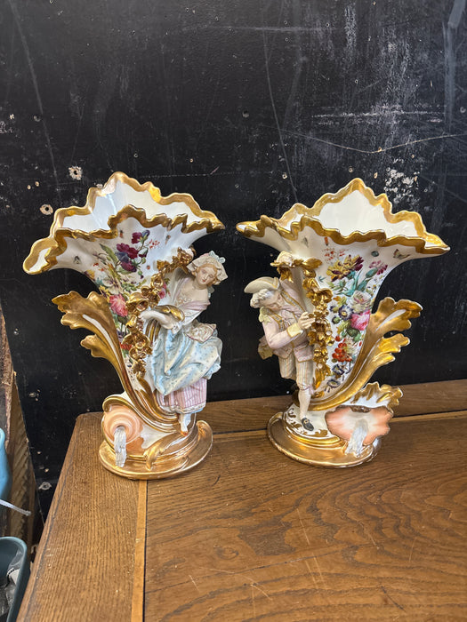 PAIR OF LARGE PARIS VASES