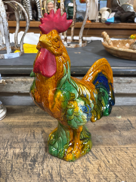 MULTICOLOR CERAMIC ROOSTER