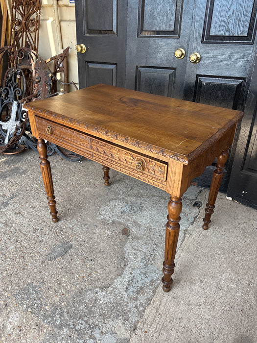 BIRTTANY 1 DRAWER ELM LIBRARY TABLE