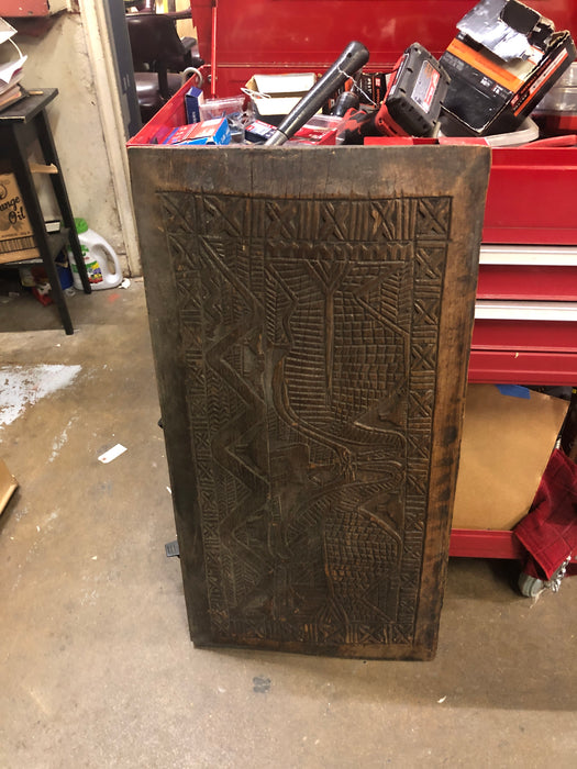 CARVED WOOD PANEL