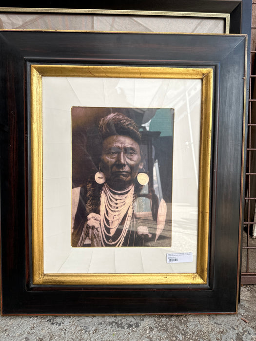 PRINT OF PHOTOGRAVURE IMAGE  OF CHIEF JOSEPH BY EDWARD S CURTIS